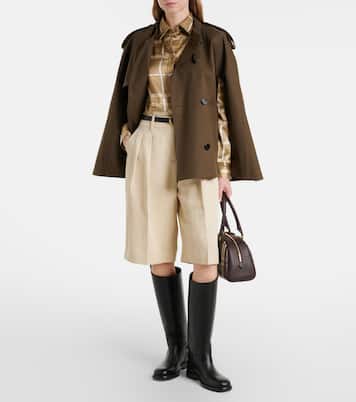 Emma printed satin shirt | Burberry