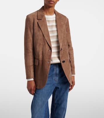 Suede blazer | Brunello Cucinelli