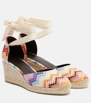 Espadrillas Eva 60 con lamé e zeppa | Missoni