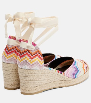 Espadrillas Eva 60 con lamé e zeppa | Missoni