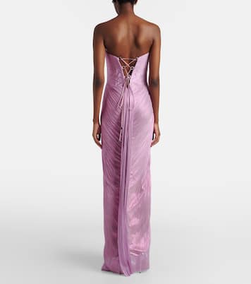 Stephanie silk tulle bustier gown | Maria Lucia Hohan