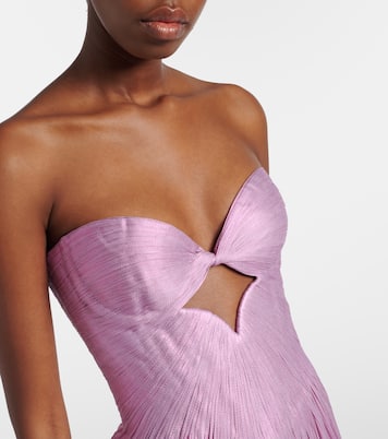 Stephanie silk tulle bustier gown | Maria Lucia Hohan