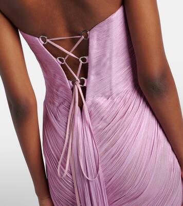 Stephanie silk tulle bustier gown | Maria Lucia Hohan