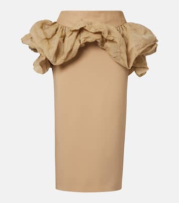 Baccano peplum pencil skirt | Max Mara