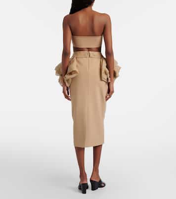 Baccano peplum pencil skirt | Max Mara