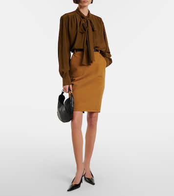 Mombasa Small leather shoulder bag | Saint Laurent