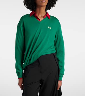 Pull Double L brodé en laine | Loewe