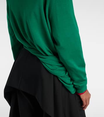 Pull Double L brodé en laine | Loewe