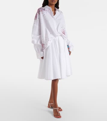 Tequila embellished leather thong sandals | Aquazzura