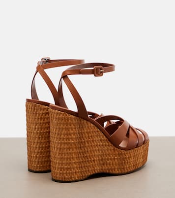 Wedge-Sandalen Copacabana aus Leder | Aquazzura