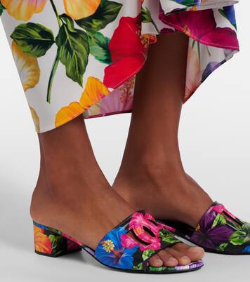 Karol DG floral mules | Dolce&Gabbana