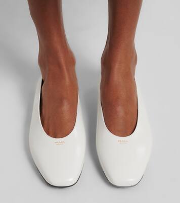 Ballerinas aus Leder | Prada