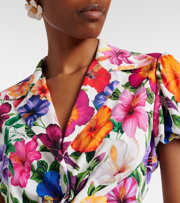 Floral crop top | Dolce&Gabbana