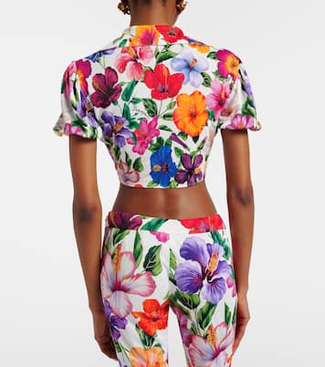 Floral crop top | Dolce&Gabbana