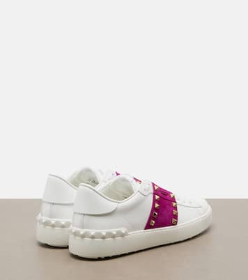 Rockstud Untitled leather sneakers | Valentino Garavani