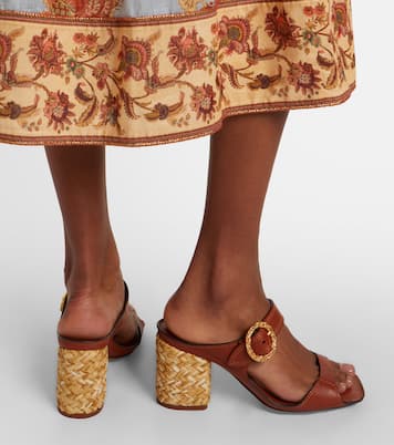 Solena leather mules | Zimmermann