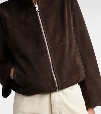 Jacke Etienne aus Veloursleder | Nour Hammour