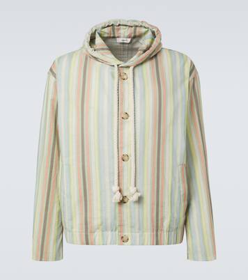 Veste à capuche en chanvre et coton  | Commas
