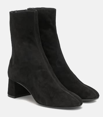 Saint Honore 50 suede ankle boots | Aquazzura