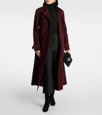 Saint Honore 50 suede ankle boots | Aquazzura