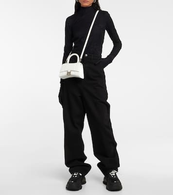 Hourglass XS leather crossbody bag | Balenciaga