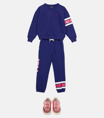 Cotton-blend fleece sweatpants | Polo Ralph Lauren Kids