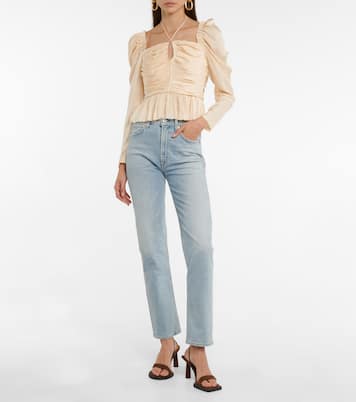 Bluse Mirelle aus Satin | Ulla Johnson