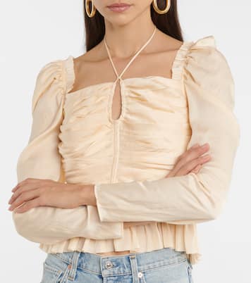 Bluse Mirelle aus Satin | Ulla Johnson