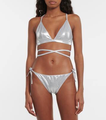 Culotte de bikini Stef métallisée | Isabel Marant