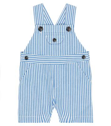 Baby striped cotton-blend dungarees | Tartine et Chocolat