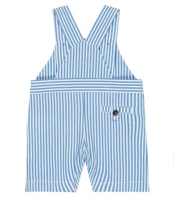 Baby striped cotton-blend dungarees | Tartine et Chocolat