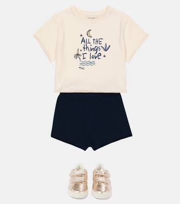 Easy cotton rib-knit shorts | The New Society