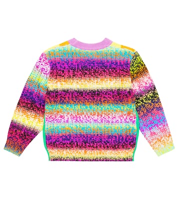 Patterned striped knit sweater | Stella McCartney Kids