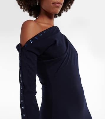 Robe midi Jeevika en laine mélangée | Altuzarra