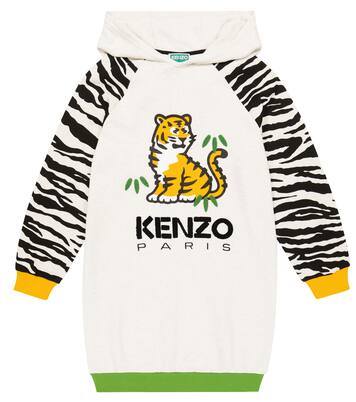 Printed cotton sweater dress | Kenzo Kids