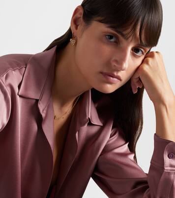 Boucles d'oreilles Margot Heart en or 18 ct et diamants | Jade Trau