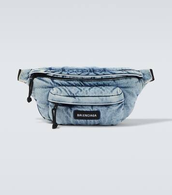 Explorer denim belt bag | Balenciaga