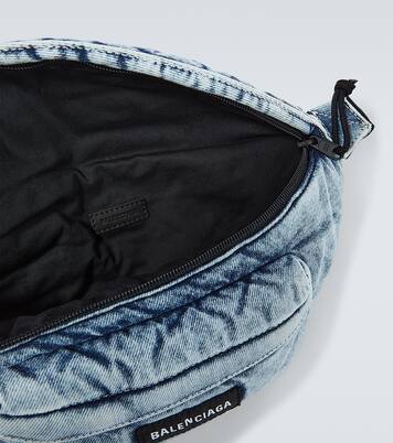 Explorer denim belt bag | Balenciaga