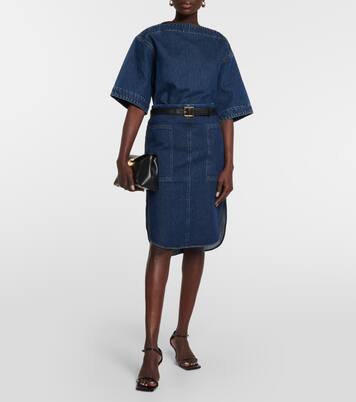 Denim midi skirt | Toteme