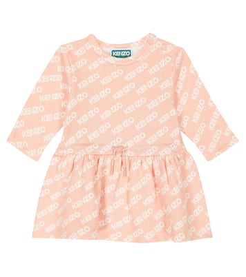 Baby - Abito in cotone con stampa | Kenzo Kids