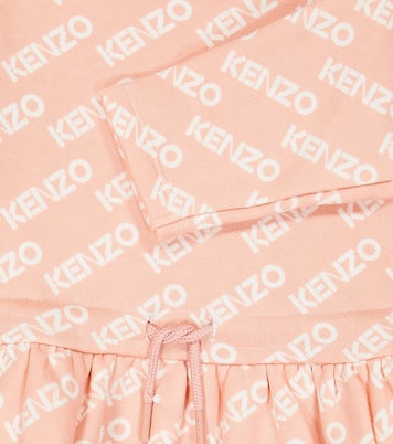 Baby - Abito in cotone con stampa | Kenzo Kids
