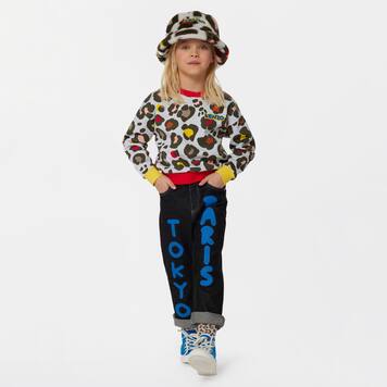Printed cotton sweatshirt | Kenzo Kids