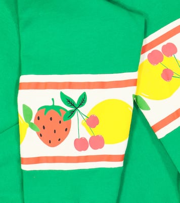 Fruits Panel cotton sweatpants | Mini Rodini