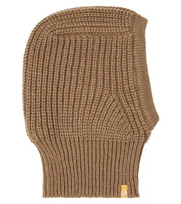 Baby Milou ribbed-knit ski mask | 1 + in the Family