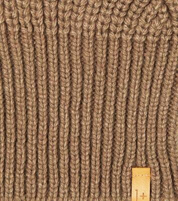 Baby Milou ribbed-knit ski mask | 1 + in the Family