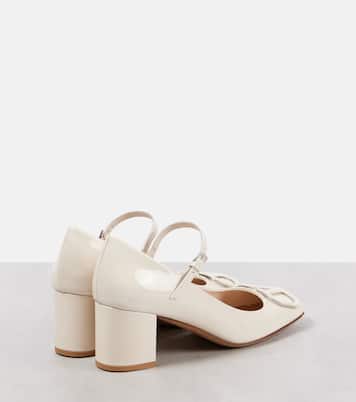 VLogo Signature patent leather Mary Jane pumps | Valentino Garavani