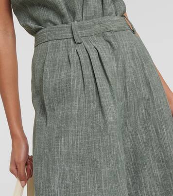 Pantalon ample en laine mélangée | CO