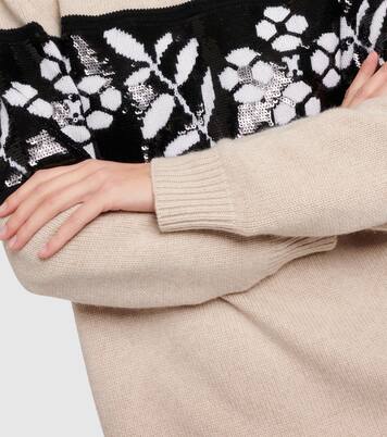 Jersey de lana y cachemir en jacquard | Max Mara