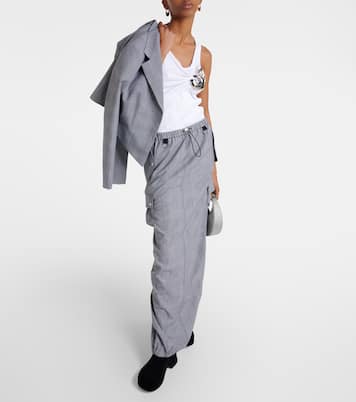 Emoji embellished cotton tank top | Coperni