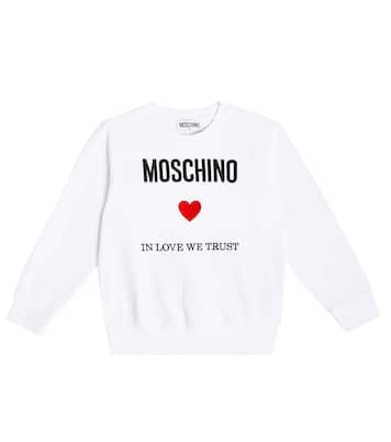 Printed cotton jersey sweatshirt | Moschino Kids